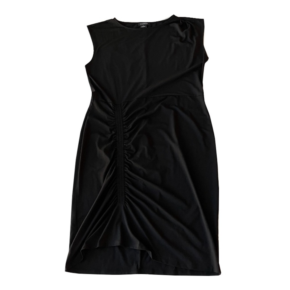 Trouve Black Ruched‎ Dress